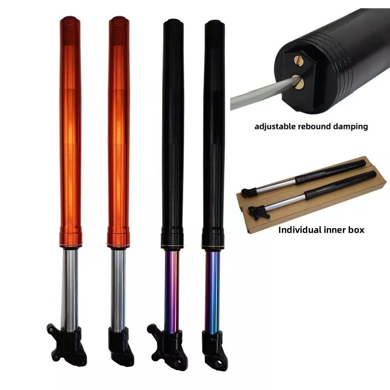 Custom Oil Slick Ayusin ang Rebound Motorcycle Front Shock Absorber